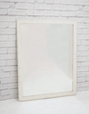 Rustic White Framed Mirror Large — view 2