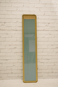Thin Gold Framed Radius Mirror — view 3