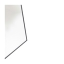 Pisa Black Metal Arch Mirror - 550x800mm — view 4