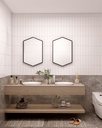 Florence Black Metal Mirror - 500x750mm — view 2