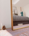 Oak Timber Box Framed Mirror (55mm Frame Squared Edge) — view 2