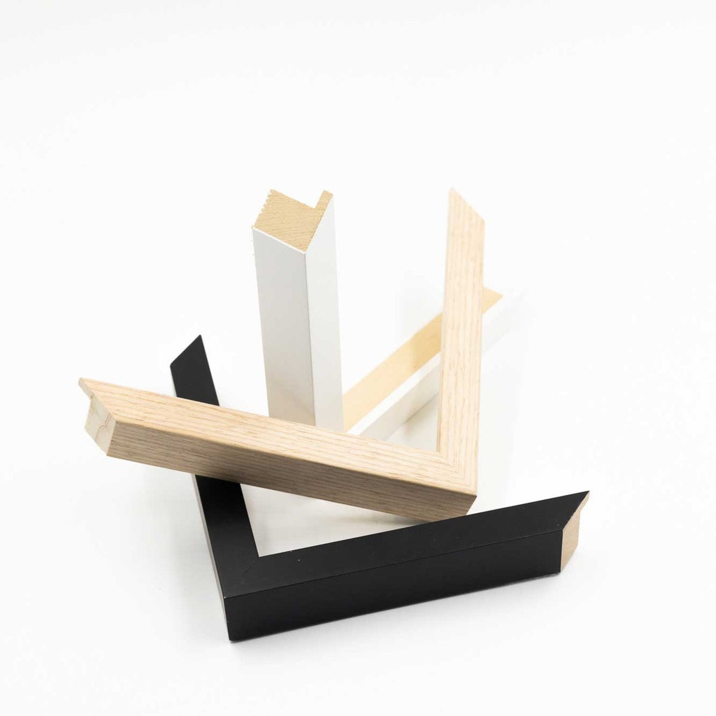 Smooth Frame - Black,White,Timber - Portrait — view 4