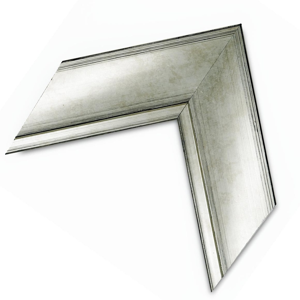 Majorca Framed Mirror Champagne Streaked – 70 mm Frame — view 2