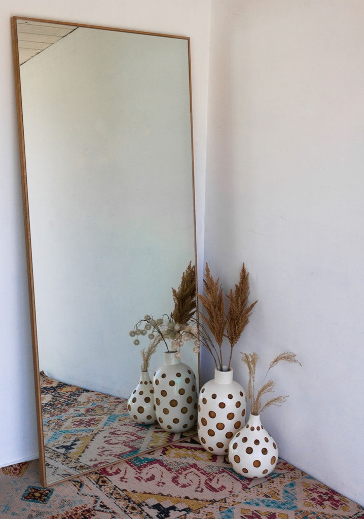 Slim Edge Mirror Timber – 55mm Frame — view 3