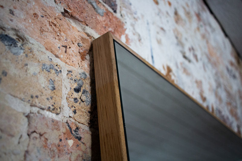 Slim Edge Mirror Timber – 55mm Frame — view 4