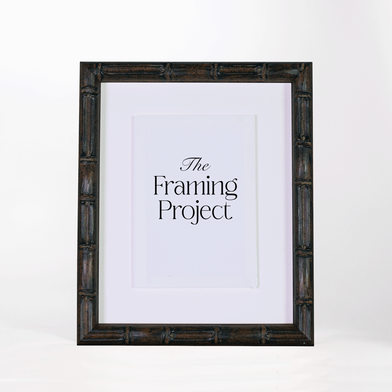 Bamboo Shadow Box Frame For A5 Artwork With Non Reflective Art Glass - Ideal for Incognito artworks