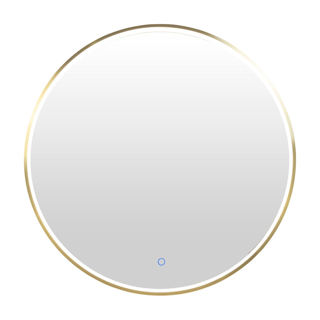 Glasgow — Black LED Mirror