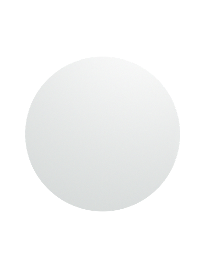 Round Frameless Mirror