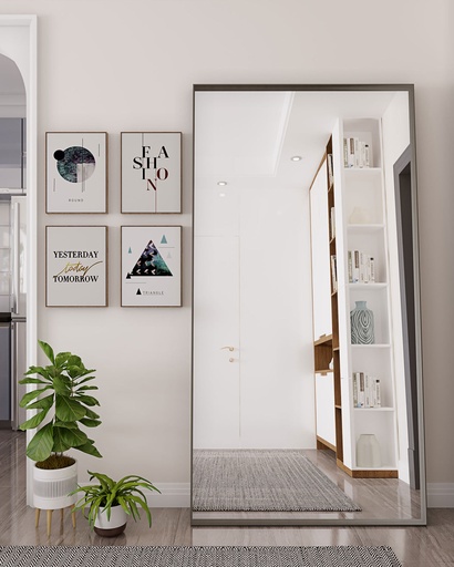 Slim Edge Mirror Black – 55mm Frame